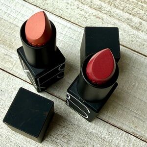 NARS Lipstick Duo Raw Seduction Afghan Red Satin New